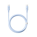 كابل Baseus Silky C-C 100W | Baseus Silky Cable C→C 100W 1m Blue