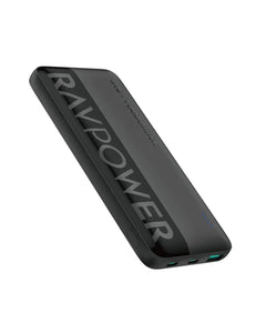 Bankeya Hêzê ya RAVPOWER PB1228 10,000mAh bi Şarjkirina 22.5W û 3 Portan - Reş | Bankeya Hêzê ya RAVPOWER PB1228 10,000mAh – Şarjkirina Bilez a 22.5W SCP &amp; 20W PD – Reş