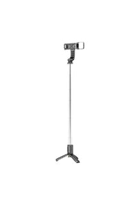Çîpa Selfiyê ya Sêpê ya Weşana Zindî ya WIWU - Çîpa selfiyê bi flaşa pêşiyê û kontrola ji dûr ve; çîpa selfiyê heta 70 cm dirêj dibe.