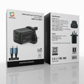 Master 30W Charger USB-A + USB-C with 60W USB-C Cable – Black | شاحن ماستر 30 وات منفذين + كابل 60 وات USB-C أسود