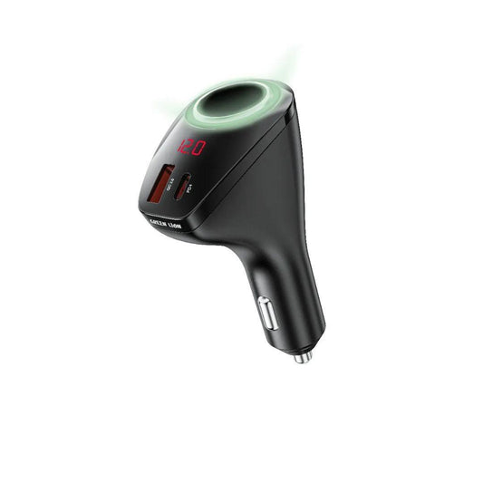 شاحن سيارة جرين لايون power drive بقوة 75 واط - اسود | Green Lion Power Drive 75W Car Charger – Black