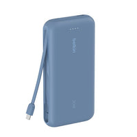 باور بانك بيلكن بسعة 20,000 مللي امبير وبقدرة شحن 30 واط مع كيبل تايب سي مدمج | Belkin Power Bank 20K with USB-C Cable 30W Fast Charging