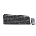 طقم كيبورد وماوس ماستر لاسلكي قابل للشحن بنقر صامت ودقة 1600 - أسود | Master 2.4G Wireless Keyboard and Mouse Combo Silent Click 1600 DPI Rechargeable - Black