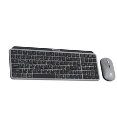 Master Wireless Keyboard Mouse Combo Rechargeable Black-Front