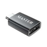 محول ماستر ذكر سي إلى أنثى إيه 5 جيجابت - رمادي فضائي | Master USB-C Male to A Female Adapter 5Gbps - Space Grey