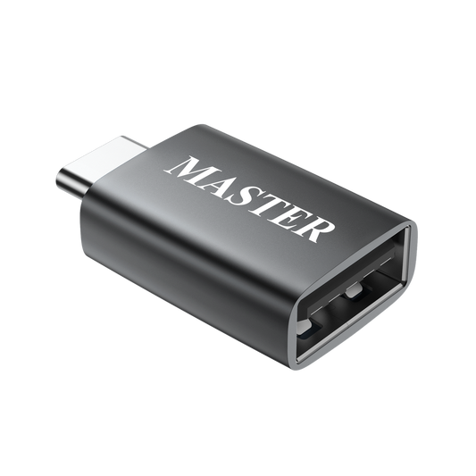 Master USB-C Male to A Female Adapter 5Gbps Space Grey MSADCMTOAF5GP-GY