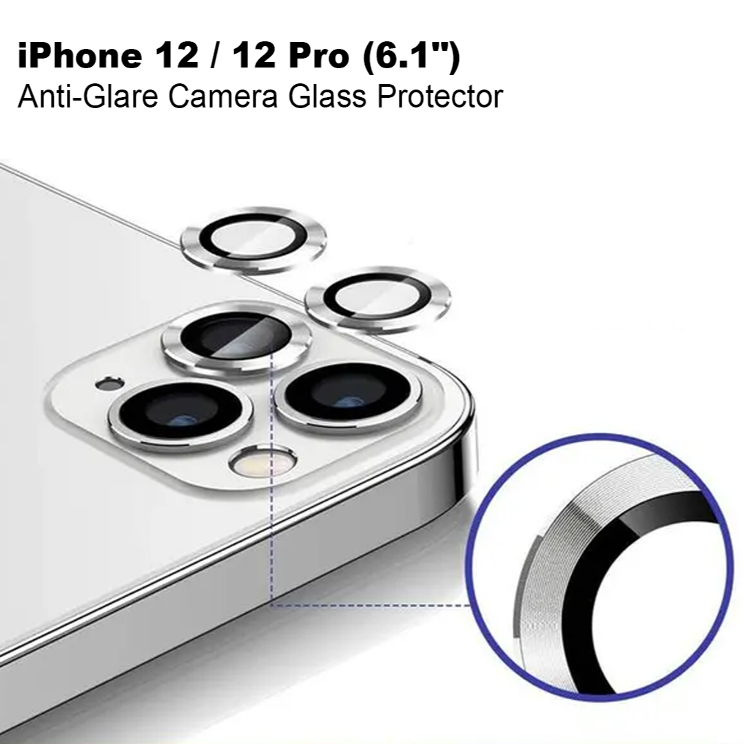 جرين لايون زجاج حماية عدسة الكاميرا مضاد للانعكاس لهاتف ايفون 12 و 12 برو | Green Lion Anti-Glare Camera Glass Protector for iPhone 12 / 12 Pro (6.1")