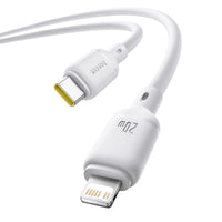 Baseus Silky Cable C-iP 20W 1m White - كابل بيسوس الحريري لآيفون