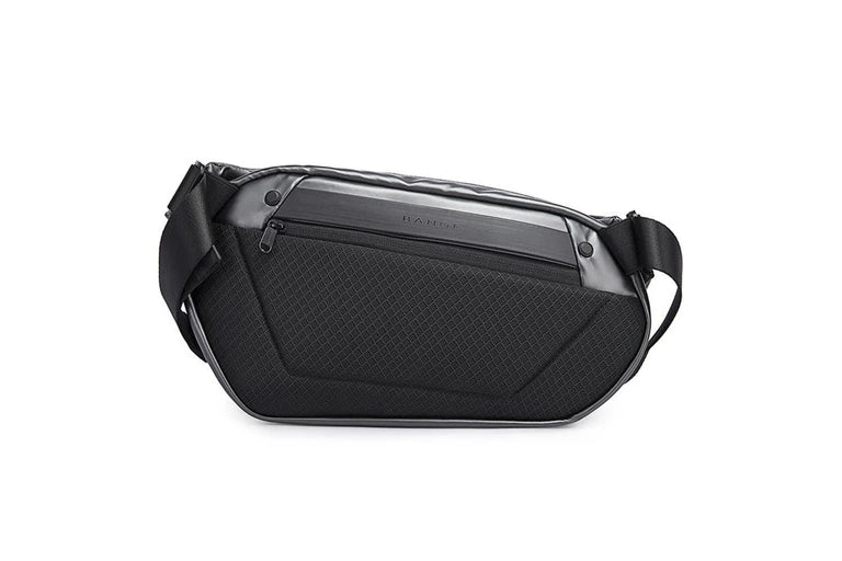 BANGE Men’s Epithelium Coating Waterproof Chest Crossbody Bag | حقيبة صدر رجالية من بانجي, بطلاء ايبيثيليوم مقاوم للخدوش والماء