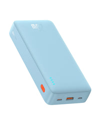 Baseus Airpow Power Bank 20000mAh 20W Blue - بيسوس باور بانك 20000 مللي أمبير 20 واط أزرق