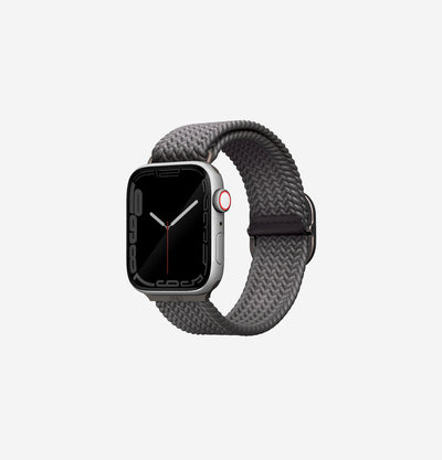 UNIQ Aspen braided stretchable Apple Watch band Grey