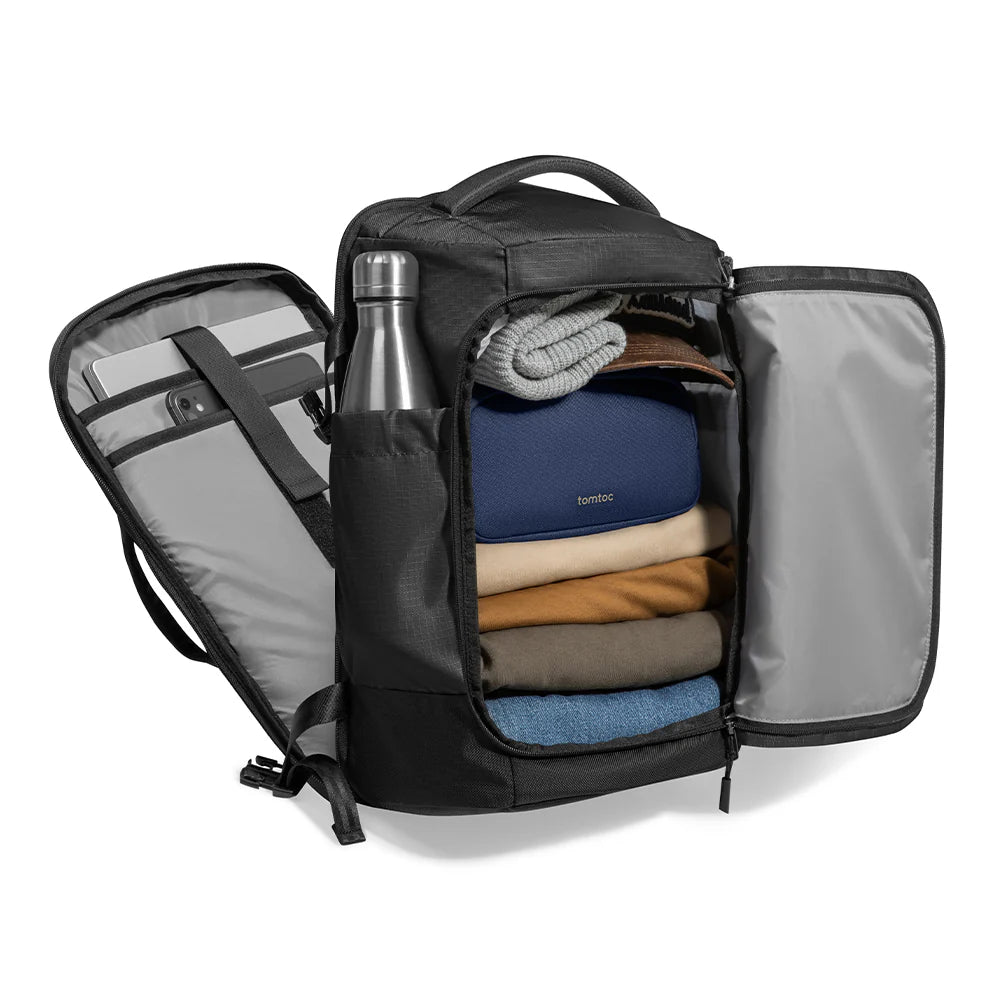 حقيبة الظهر توم توك نافيغيتور T66 للابتوب بحجم 17 انش وبسعة 40 لتر | Tomtoc Navigator-T66 Travel Laptop Backpack 17 Inch / 40L