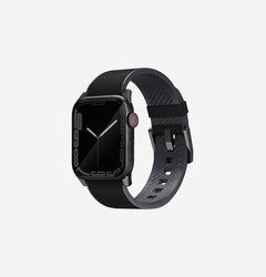 UNIQ Straden waterproof leather Apple Watch band Black