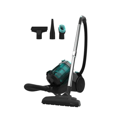 مكنسة كهربائية سيكوتيك أسطوانية بدون كيس بقوة 800 واط لتنظيف عميق | Cecotec 800W Bagless Cylinder Vacuum Cleaner