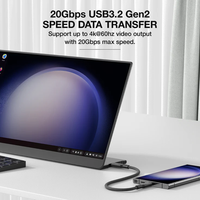 Kabloya AMAZINGTHING Thunder Pro 240W USB-C bo USB-C - Reş | Kabloya AMAZINGTHING Thunder Pro 240W Type-C bo Type-C (USB 3.2 Gen2 – 20Gbps) – Reş
