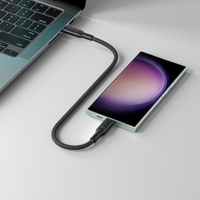 Kabloya AMAZINGTHING Thunder Pro 240W USB-C bo USB-C - Reş | Kabloya AMAZINGTHING Thunder Pro 240W Type-C bo Type-C (USB 3.2 Gen2 – 20Gbps) – Reş