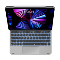 ماجيك كيبورد ويوو MK-001 للايباد 11 انش - عربي + انكليزي | WIWU MK-001 Magic Keyboard for iPad 11" (Arabic + English)