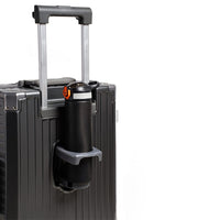 Çenteya rêwîtiyê ya Levelo RoamRollers 20" bi materyalê laşê aluminiumê, portên derketinê yên USB-A û USB-C