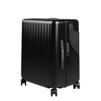 حقيبة سفر ليفيلو روم رايد 22" مع مقعد طفل مدمج وهيكل مقاوم للصدمات - اسود | Levelo RoamRide 22" Travel Luggage with Built-in Child Seat, Impact Resistance Shell - Black