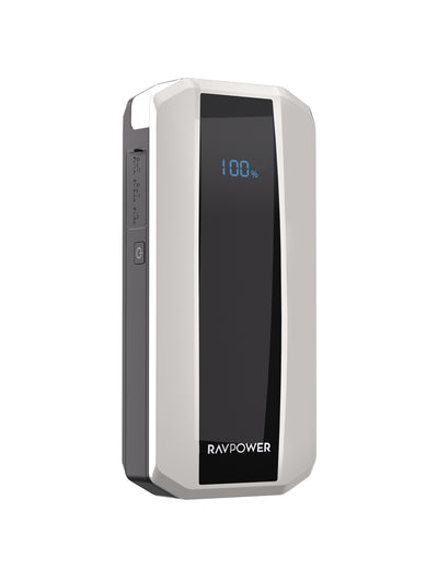 شاحن الطوارئ راف باور PB1225 بسعة 11,000 مللي امبير لتشغيل بطارية السيارة | RAVPower PB1225 11000mAh Jump Starter (40.7Wh) – Car Battery Booster & Power Bank