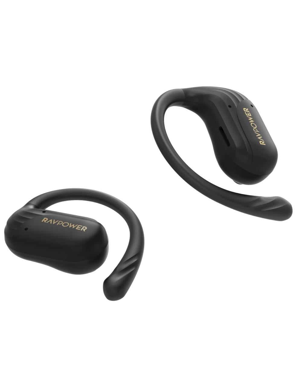 Guhguhkên Bluetooth ên Bêtêl ên Rastîn ên Guh-vekirî yên RAVPower BH1016 - Reş