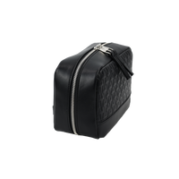 حقيبة ليفيلو بوشيت جلد PU بجيب شبكي مع مقبض مدمج - اسود | Levelo Pochette Pouch with Mesh Pocket & Built-in Grip Handle – Black