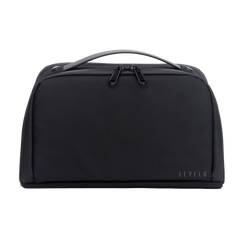 حقيبة ليفيلو اوسلو بوليستر مقاومة للماء بتصميم خفيف الوزن - اسود | Levelo Oslo Pouch Polyester with Coating, Lightweight & Water Resistant – Black