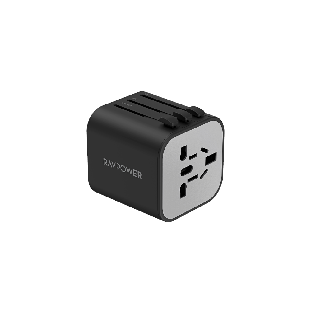 Plug-a Rêwîtiyê ya Gerdûnî ya RAVPower RP-PC1044 1840W - Adaptora Rêwîtiyê ya Gerdûnî ya RAVPower, 1840W