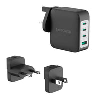 شاحن جداري راف باور RP-PC1087 بقدرة 140 واط مع 4 منافذ | RAVPower RP-PC1087 Wall Charger 140W PD Pioneer 4-Port