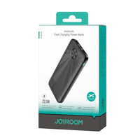 باور بانك جويرووم بسعة 10,000 مللي امبير وبقدرة شحن 22.5 واط - اسود | JOYROOM JR-PBF15 22.5W LED Fast Charging Power Bank 10000mAh – Black