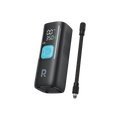 منفاخ هواء ذكي راف باور 3 في 1 مع باور بانك وكشاف LED  - اسود | RAVPOWER PB1233 3-in-1 Smart Air Compressor with Power Bank & LED Flashlight – Black