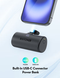 كومبو باور بانك راف باور, 4 x باور بانك بسعة 5000 مللي امبير مع قاعدة شحن - اسود | RAVPower RP-PB1223 Family Charging Combo 4 × 5000mAh Power Bank With Charging Station - Black