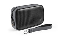 حقيبة ويوو ماستر كاربون ببصمة الاصبع الذكية, تصميم كاربون فاخر | WiWU Master Carbon Smart Fingerprint Personal Bag - Carbon Design