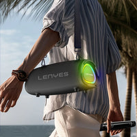Lenyes S872 مكبر صوت محمول 80W | مقاوم للماء IPX6 | بلوتوث | Portable Bluetooth Speaker 80W Waterproof