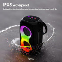 Lenyes S865 مكبر صوت بلوتوث 40W | إضاءة RGB | TWS | مداخل متعددة | Bluetooth 5.3 | Wireless Speaker