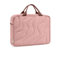 tomtoc Terra-A28 14 inch puffy laptop bag in Saltblush pink