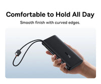 Baseus EnerFill FC41 20000mAh 100W Power Bank with Digital Display & Dual Built-in USB-C Cables