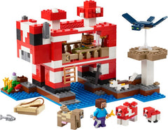 LEGO Minecraft The Mooshroom House 21270 - set image