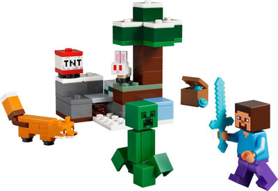 LEGO Minecraft Steve's Taiga Adventure 21583 - set image