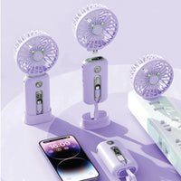 باور بانك جرين لايون ويند مايت بسعة 10,000 مللي امبير مع مروحة محمولة  | Green Lion Wind Mate Portable Power Bank & Fan