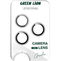 واقي عدسة الكاميرا جرين لايون Trio لهاتف ايفون 17 برو / برو ماكس - شفاف | Green Lion Trio Camera Lens For iPhone 17 Pro / 17 Pro Max - Clear