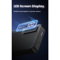 UGREEN 10000mAh Two-way Fast Charging Power Bank Black - باور بانك يوجرين 10000 شحن سريع ثنائي الاتجاه أسود