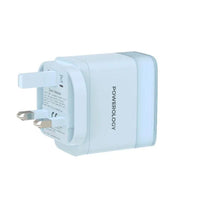 شاحن باورولوجي Lunex PD 65 واط USB-C شحن سريع – محول طاقة عالي للأجهزة واللابتوب | Powerology Lunex Series 65W PD Fast Charging USB-C Adapter