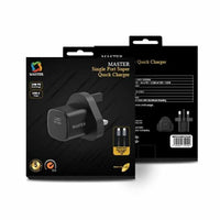 Şarjêra Mini ya Master PD 20W bi Kabloya USB-C ber bi USB-C ya 60W - Reş | Şarjêra Mini ya MASTER PD 20W bi Kabloya C ber bi C ya 60W - Reş
