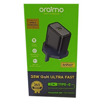 Oraimo PowerGaN 251 OCW-5251U 25W GaN Charger Black - Alternate View