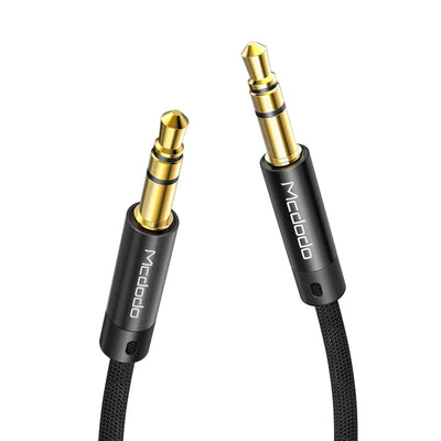 كيبل مكدودو 3.5 ملم AUX إلى 3.5 ملم AUX بطول 1.2 متر | Mcdodo 3.5mm AUX Jack to 3.5mm AUX Jack Cable 1.2m