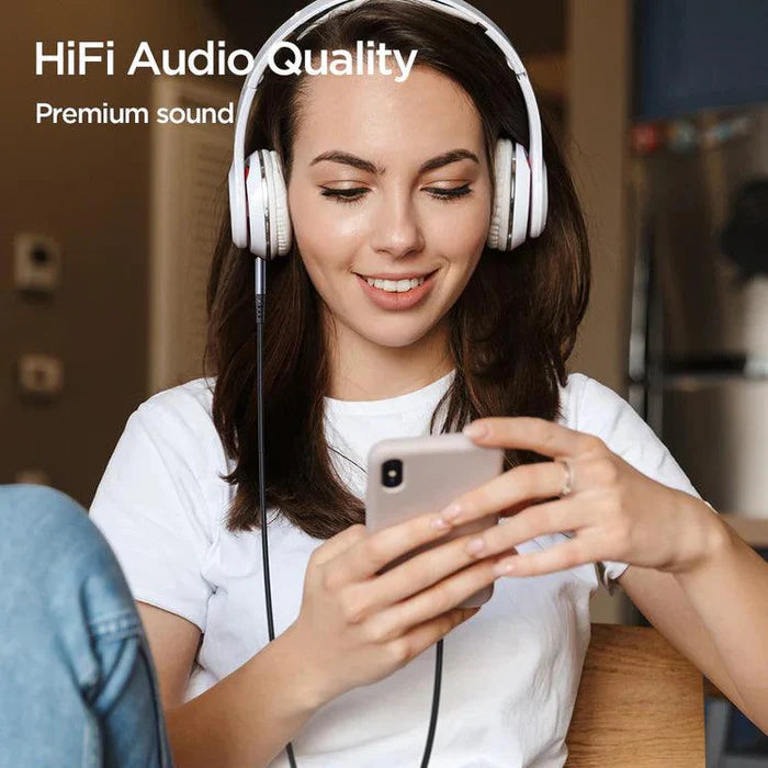 كيبل صوت جويرووم من لايتننغ إلى 3.5 ملم بطول 1.2 متر | JOYROOM AUX Audio Cable Lightning to 3.5mm 1.2m