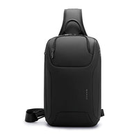 BANGE 8031 Men’s Waterproof Anti-Theft Chest Bag | حقيبة كتف رجالية من بانجي, ضد الماء ومضادة للسرقة