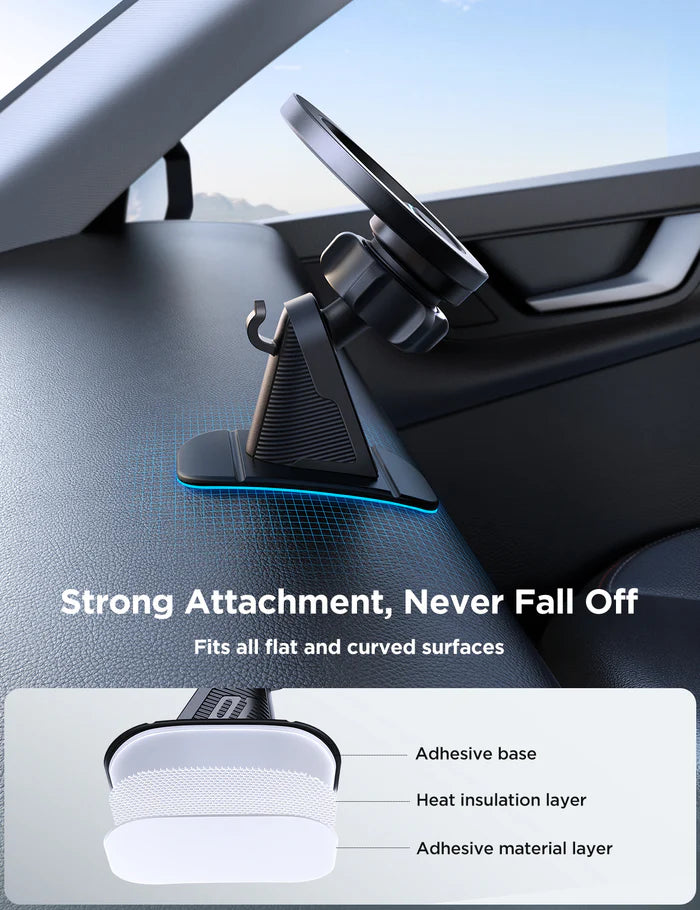 حامل جوال مغناطيسي جويروم للسيارة قوي وثابت دوران 360° | Joyroom JR-ZS376 Magnetic Car Phone Holder 360° Rotation