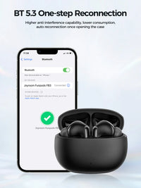 سماعات جويرووم JR-FB3 اللاسلكية, بلوتوث 5.3 ووقت تشغيل حتى 35 ساعة | JOYROOM Funpods Series JR-FB3 True Wireless Earphones – 35H Playtime